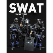 경찰피규어 SWAT 장난감 대형 특수기동대 특공대 12인치, SWAT-공격수