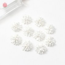 웨딩카 꾸미기 리본 프로포즈 자동차 장식 용품 2cm 미니 플란넬 패브릭 데이지 인공 꽃 머리 홈 룸 웨딩 diy 화환 모자를 쓰고 있죠 의류 액세서리, 하얀, 20개