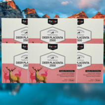 뉴질랜드 사슴 태반 히알루론산 먹는 콜라겐 비타민E 이너뷰티 영양제 120 캡슐 6개