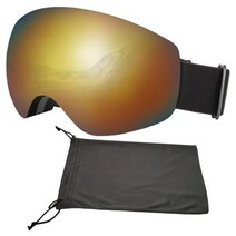 Anti-Fog Ski Snowmobile Goggles Snowboard Sunglasses Winter Sports Skiing for Kids Adults, 05 Black Gray and Red