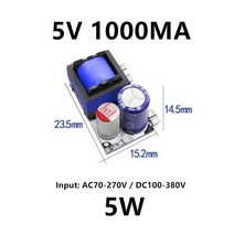 ac-dc 5v 700ma 12v 450ma 12v 300ma 3.5w 정밀 벅 컨버터 ac 220v 5v dc 스텝 다운 변압기 전원 공급 장치 모듈, 5v 1000ma