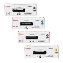 캐논 LBP 7016C 정품인증토너 4색1세트(검정 빨강 파랑 노랑), 1개, 검정+칼라
