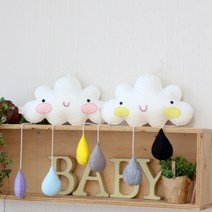 기타 바보사랑[펠트박스]오늘도 맑음 모빌 펠트만들기, 흑백톤