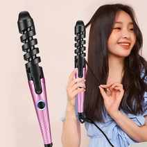 Nicshico 전동 회전 무손상 고데기 휴대용 헤어롤, P01