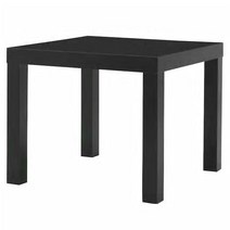 [위드이케아]이케아 보조테이블 LACK 라크 블랙, 조립외 제품 서비스 동영상 별도 제공