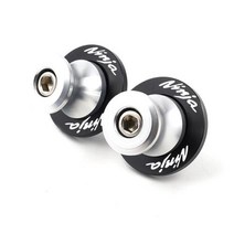 닌자 M8/M10 Swingarm Spools 리어 스탠드 나사 슬라이더 CNC 오토바이 가와사키 ZX6R ZX636 250SL 250 300 400 650 1000SX, 10mm-Sliver