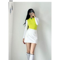 수입 니트 하이브리드 티셔츠 여성