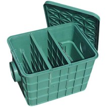 오수받이 우수받이 유수 분리기 pe 배수조 배관 원형, 그린450매몰45X35X30