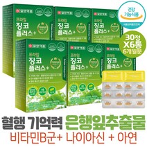 혈행 건강 플라보놀배당체 은행추출물 GINGKO 면역력 셀레늄 유해산소 세포보호 망간 뼈건강 구리