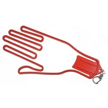 골프 장갑 홀더 골퍼 도구 플라스틱 랙 건조기 열쇠 고리가 있는 들것 행거 1 개, [03] Red