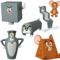 톰과제리 UDF 장난감 피규어 각진 제리 톰 메디콤, 스퀴시 톰과 제리 메디콤 정품