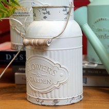 빈티지 화분인테리어양철 양철통, D