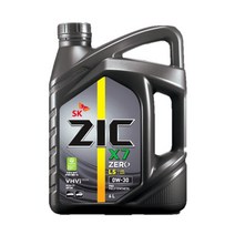 ZIC ZERO 0W30 C2 6L 디젤 엔진오일, 1개, 지크 ZERO 0W30(디젤)_6L