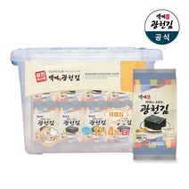 [백제광천김] 재래/파래 도시락김 4g x 32봉 + 리빙박스, 선택:파래32봉+리빙박스, 상세 설명 참조