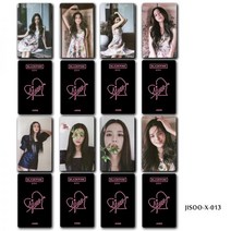 블랙핑크 김지수 지수 굿즈 작은 카드 응원 싸인 셀카, jisoo-X-013, 8장 세트