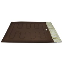 버팔로 사계절 캠핑 더블 침낭, 브라운