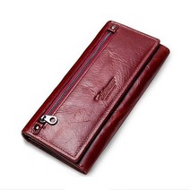 이탈리아 천연소가죽 여성 핸드폰 카드 장지갑 손가방