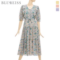 [블루레이스] 플라워나염스트링롱원피스_B2M1OP3151