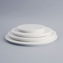 원형 평판접시 케익받침 파티그릇, 사이즈, 3호