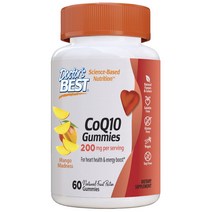 닥터스베스트 CoQ10 200mg 망고 매드니스 구미 글루텐 프리 비건, 60정, 1개
