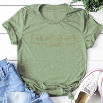 Faith Shirt Christian T Summer Graphic Tees Women Bible Verse Harajuku Easter Gift Goth Clothes, [01] S, [06] sk9198-d7