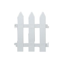 화단파티션 목재화단펜스 절제미니울타리 미니정원플라스틱펜스 크리스마스 트리 울타리 흰색 PVC 정원 난, 02 25x30cm