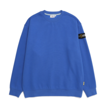 [국내정식매장] 공용 맨투맨 내셔널지오그래픽 N224USW901 스탠다드 벨룩스 세미 오버핏 기모 BLUE