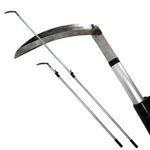 국산 덕진 2단 스텐낫 (4호) 알루미늄 접낫 장대낫 장낫 현수막낫 긴, 단품