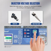주입기 급유기 오일 석션기 펌프 인젝터 MR CARTOOL V310 자동차 GDI 연료 테스터 클리닝 머신 가솔린 와셔 6 실린더 VS AUTOOL CT400