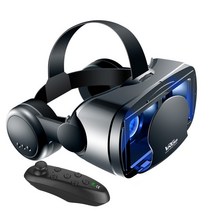 VR VR기기가상 현실 3D VR 안경 헤드셋 스마트 헬멧 풀 스크린 비전 와이드 앵글 렌즈 컨트롤러 바이어, 한개옵션1, 03 VRG-Ear-Y1