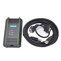 USB 프로그래밍 케이블 PC 어댑터 Siemens S7-200/300/400 PLC RS485 Profibus MPI PPI 통신 교체 6ES7972-0CB20-0XA0, [03] Economic Type(2.5M), [01] 2.5M-4.5M