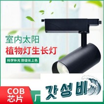 등 풀스펙트럼 원예 꽃집 다육보광등 벽 레일등, 20w [화이트 ] 6000K