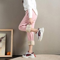 배기 루즈핏 세미 배기팬츠 밴딩 빅사이즈 여성바지