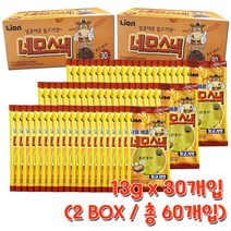 라이온 네모스낵 불고기맛 13g x 30입 (2곽 / 총 60입), 13g x 30입 (2곽/총60입)
