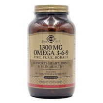 솔가 오메가 3-6-9 피쉬 아마씨유 보리지유 1300mg 120정