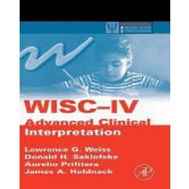 WISC-IV Advanced Clinical Interpretation(양장본 HardCover), Academic