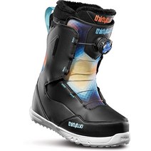 Thirtytwo 여성용 Zephyr BOA 스노우보드 부츠 (블랙/블루/화이트 5), 5, Black/Blue/White, 5.5