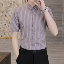 남성반팔셔츠 무지 트렌디 단색 꾸안꾸 반소매 데일리 기본 상견례 버튼다운 5XL 베이직