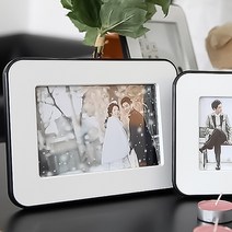 2호 라인 스냅 액자 4x6 사진액자 인테리어액자 포인트액자 인테리어소품 가족사진 웨딩 탁상용 돌사진, 블루