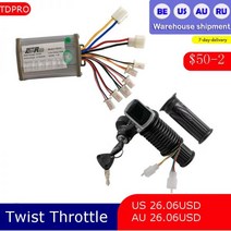 atv부품 4륜바이크부품 dc 36v 800w 브러시 모터 속도 컨트롤러 + 36v 3 in1 트위스트 스로틀 그립 전기 쿼드 atv 표시기 ebike 오토바이, 24v 250w, 24V 250W
