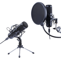 고감도 ASMR 방송용 마이크 USB 지향성핀 스튜디오 게임 음악 스탠드 노이즈캔슬링 장비, 상세페이지 참조