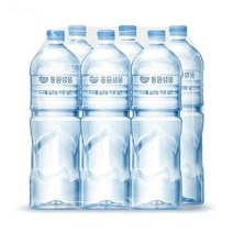 동원샘물 무라벨 2L x 6병 안전한 생수 배달 가정용 정기배송 11203682, 2L x6병_무라벨