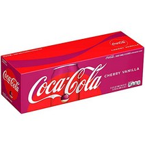 Coca-Cola Cherry Vanilla 12 oz cans 12 pack 코카콜라 체리 바닐라 340.2g 캔 12 팩, 1