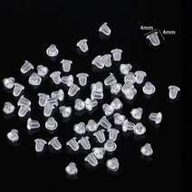 100 개/몫 고무 귀걸이 백업 스 토퍼 Earnuts 터 드 쥬얼리 뒤로 공급 DIY 결과 액세서리 만들기