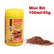 Sera Fish food 종류의 미니 아기 물고기 새우 cichild discus betta guppy botton 메기, [01] M, [08] Mini Bit 100ml 45g