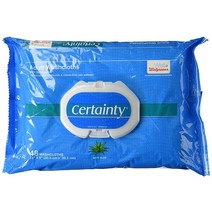 Walgreens Certainty 성인용 일회용 수건 48개입