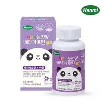 한미헬스케어 루테인 어린이 키즈 베타카로틴 영양제 씹어먹는 블루베리맛 1500mg * 60정, 1박스 * 60정