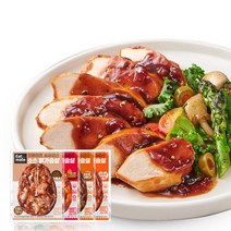 랭킹닭컴 닭가슴살 슬라이스 소스 혼합 16팩 2.4kg, 랭킹닭컴 닭가슴살 슬라이스 소