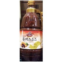 대상 돈까스소스 식자재도매 1.8LX1개 돈까스양념, 상세페이지 참조