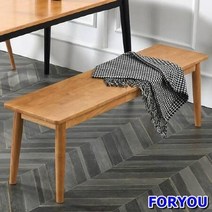 ForU296 우리집은 언제나 홈파티 원목 벤치 의자 책상의자 식탁의자 좌식의자 원목의자, 네츄럴*본상품, 상세페이지 참조